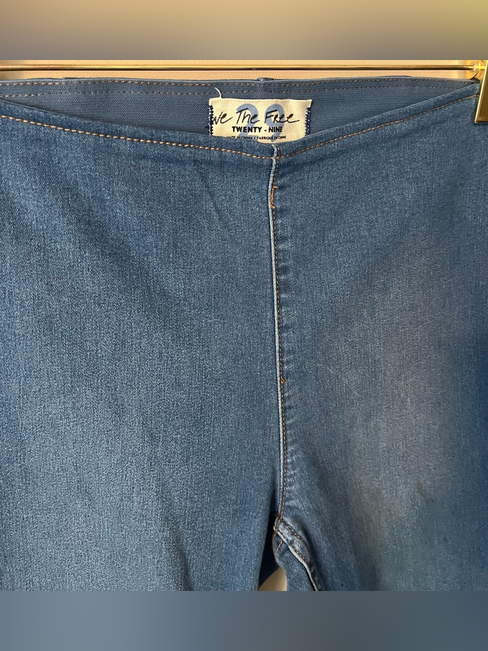 Free People We The Free People Penny Pull On Flare Stretch Jeans Size 29 - Picture 4 of 8